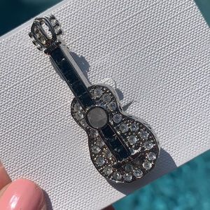 New Guitar Pin, with beautiful crystals